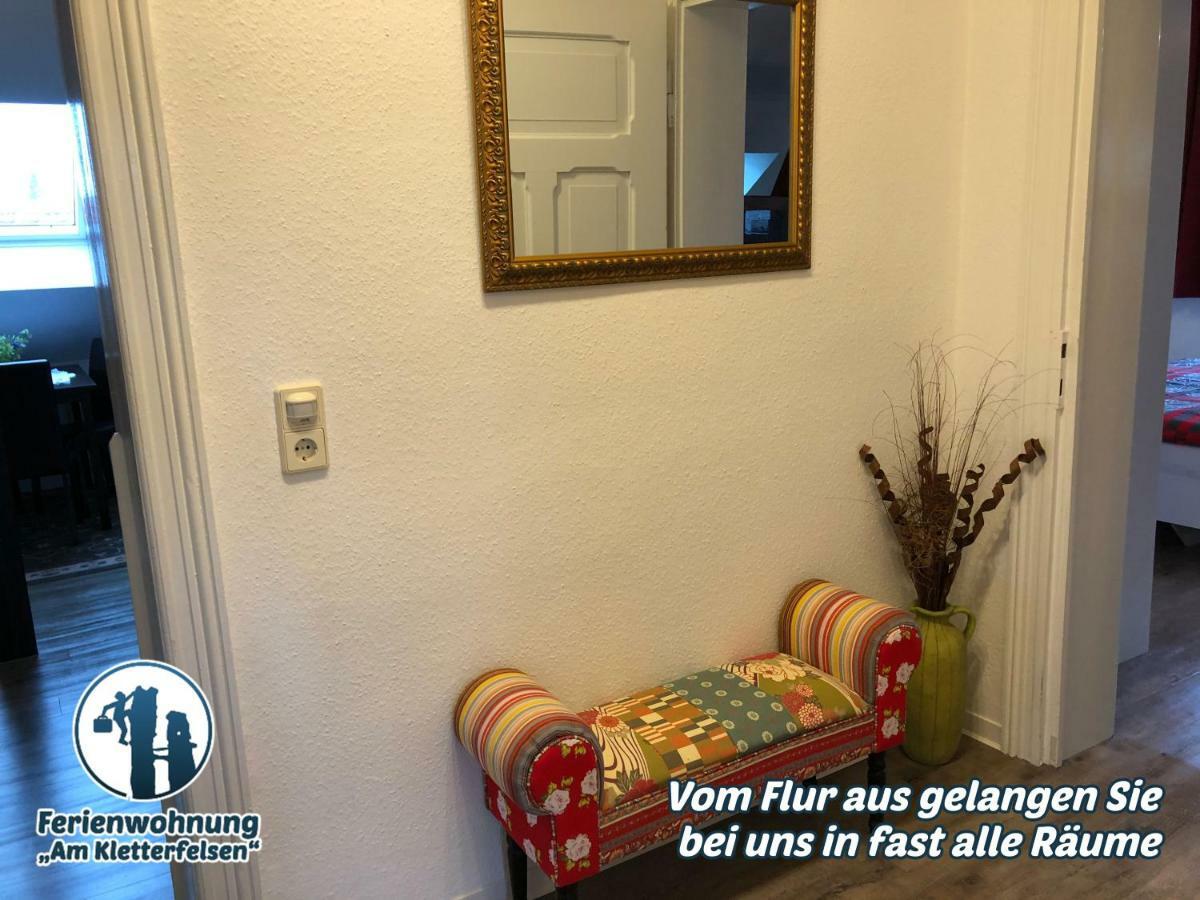 Ferienwohnung "Am Kletterfelsen" Krauschwitz Eksteriør billede