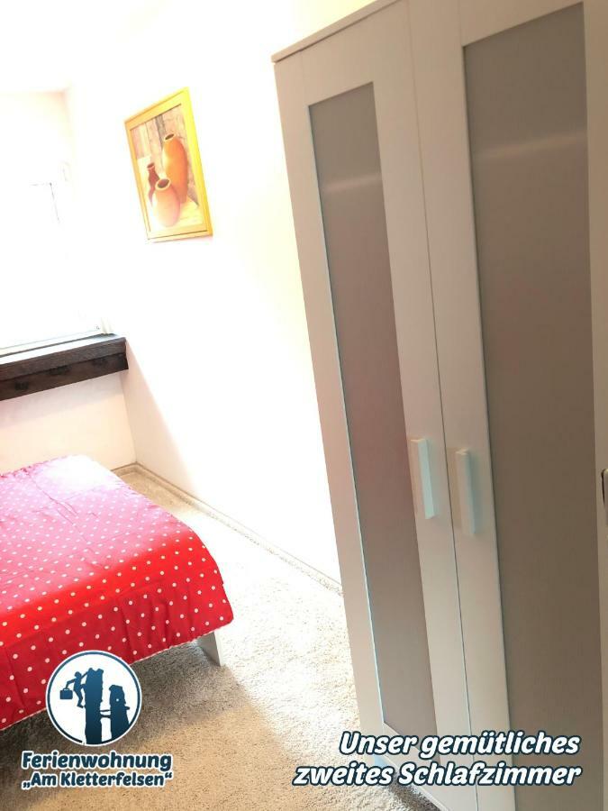 Ferienwohnung "Am Kletterfelsen" Krauschwitz Eksteriør billede